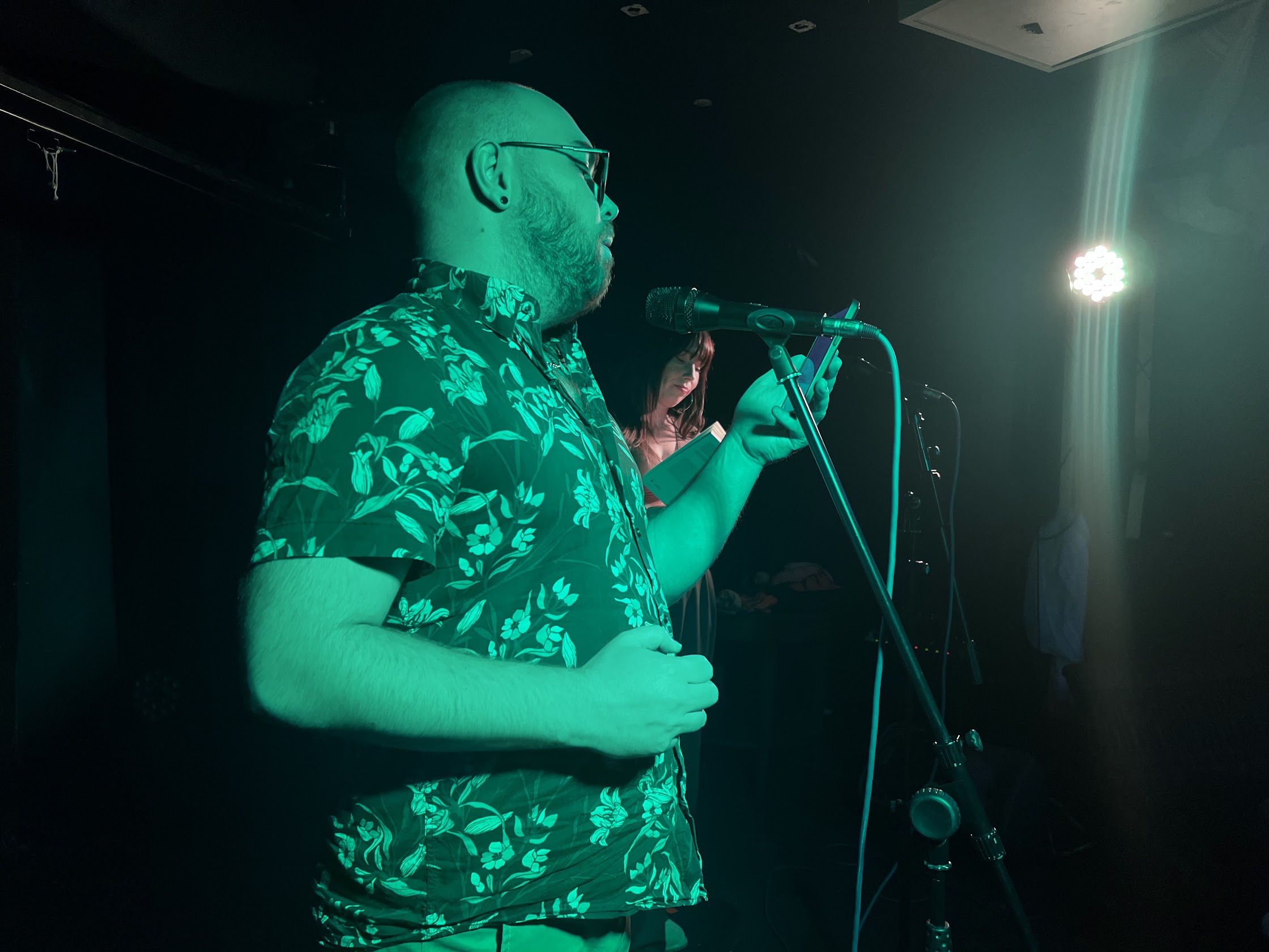 J Daniel West - side stage view